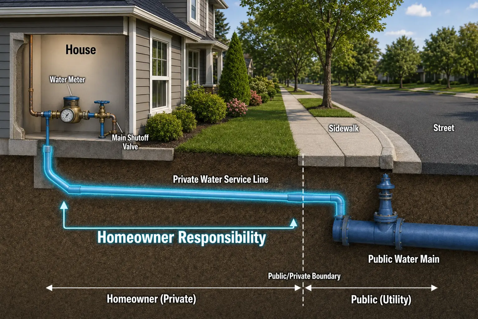 Montgomery County MD Homeowner Water Line Responsibility